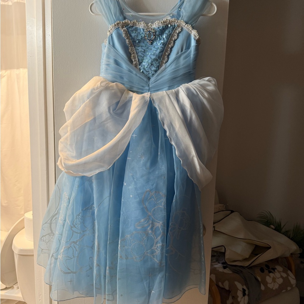 Disney Light Blue and White Princess Formal Dress